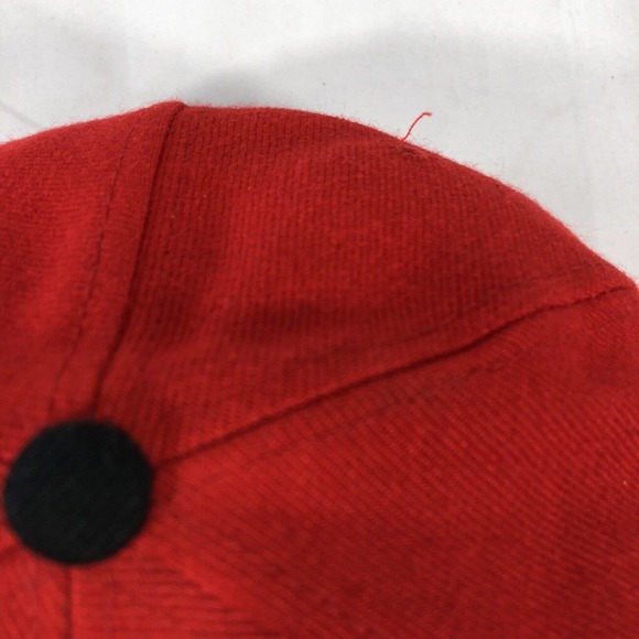 BUTLER SUPPLY INC KILLARK NISSIN CAP HAT SNAPBACK RED BLACK ONE SIZE FITS MOST - Picture 9 of 16